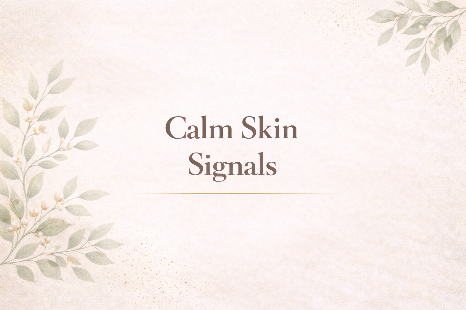 Calm Skin Signals – Ewà Ara